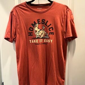 Old Navy Orange Graphic Tee - Short Sleeve